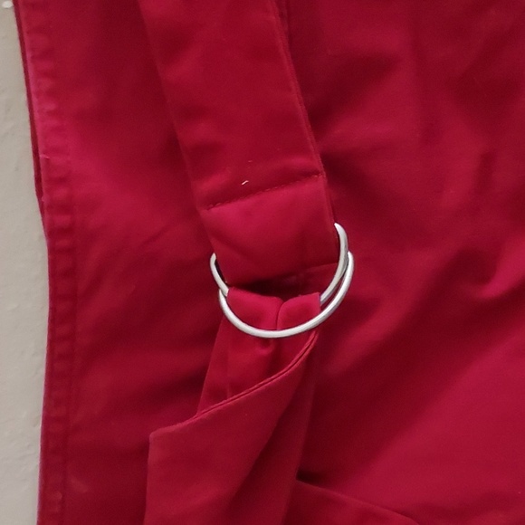 St Johns Bay Skort Skirt Maroon Color With Belt - Picture 2 of 7